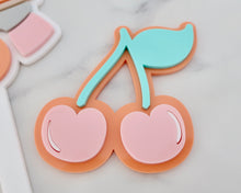 Load image into Gallery viewer, Cherry Acrylic Cake Charm/ Topper - Made in the UK with Love  from House of Toot Sweet - Just £9! Shop now at House of Toot Sweet
