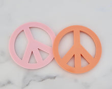 Load image into Gallery viewer, Peace Sign Cake Charms - Made in the UK with Love  from House of Toot Sweet - Just £3.50! Shop now at House of Toot Sweet
