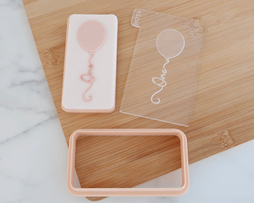 Balloon with Ages 1-10 Embosser & Frame Cookie Cutter - Made in the UK with Love  from House of Toot Sweet - Just £6! Shop now at House of Toot Sweet