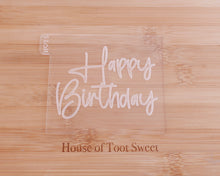 Load image into Gallery viewer, Large Happy Birthday Embosser &amp; Cookie Cutter - Made in the UK with Love  from House of Toot Sweet - Just £6.50! Shop now at House of Toot Sweet
