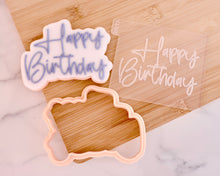 Load image into Gallery viewer, Large Happy Birthday Embosser &amp; Cookie Cutter - Made in the UK with Love  from House of Toot Sweet - Just £6.50! Shop now at House of Toot Sweet
