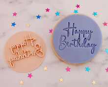 Load image into Gallery viewer, Happy Birthday Fondant Stamp - Made in the UK with Love  from House of Toot Sweet - Just £5! Shop now at House of Toot Sweet
