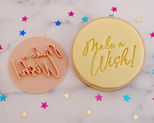 Make a Wish Fondant Stamp - Made in the UK with Love  from House of Toot Sweet - Just £5! Shop now at House of Toot Sweet