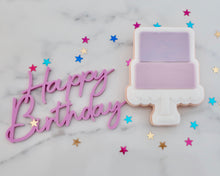 Load image into Gallery viewer, Two Tier Cake Fondant Embosser &amp; Cookie Cutter - Made in the UK with Love  from House of Toot Sweet - Just £6! Shop now at House of Toot Sweet
