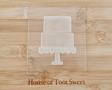 Load image into Gallery viewer, Two Tier Cake Fondant Embosser &amp; Cookie Cutter - Made in the UK with Love  from House of Toot Sweet - Just £6! Shop now at House of Toot Sweet
