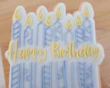 Load image into Gallery viewer, Happy Birthday Candles Fondant Embosser &amp; Cookie Cutter - Made in the UK with Love  from House of Toot Sweet - Just £6.50! Shop now at House of Toot Sweet
