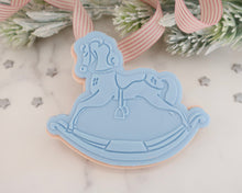 Load image into Gallery viewer, Rocking Horse Cookie Cutter &amp; Embosser - Made in the UK with Love  from House of Toot Sweet - Just £6.50! Shop now at House of Toot Sweet
