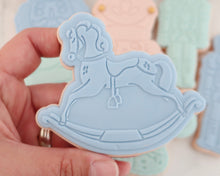 Load image into Gallery viewer, Rocking Horse Cookie Cutter &amp; Embosser - Made in the UK with Love  from House of Toot Sweet - Just £6.50! Shop now at House of Toot Sweet
