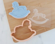 Load image into Gallery viewer, Rocking Horse Cookie Cutter &amp; Embosser - Made in the UK with Love  from House of Toot Sweet - Just £6.50! Shop now at House of Toot Sweet
