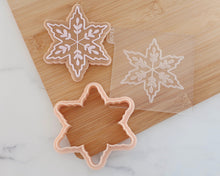 Load image into Gallery viewer, Gingerbread Snowflake Cookie Cutter/ Embosser - Made in the UK with Love  from House of Toot Sweet - Just £6.50! Shop now at House of Toot Sweet
