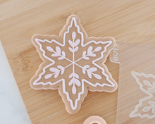 Load image into Gallery viewer, Gingerbread Snowflake Cookie Cutter/ Embosser - Made in the UK with Love  from House of Toot Sweet - Just £6.50! Shop now at House of Toot Sweet
