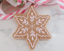 Load image into Gallery viewer, Gingerbread Snowflake Cookie Cutter/ Embosser - Made in the UK with Love  from House of Toot Sweet - Just £6.50! Shop now at House of Toot Sweet
