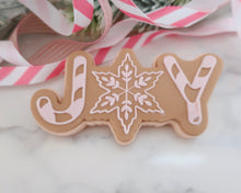 Load image into Gallery viewer, Christmas Gingerbread Joy Cookie Cutter/ Embosser - Made in the UK with Love  from House of Toot Sweet - Just £6.50! Shop now at House of Toot Sweet
