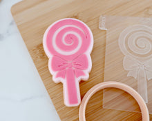 Load image into Gallery viewer, Peppermint Candy Lollipop Cookie Cutter &amp; Embosser - Made in the UK with Love  from House of Toot Sweet - Just £6.50! Shop now at House of Toot Sweet
