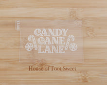 Load image into Gallery viewer, Candy Cane Lane Cookie Cutter &amp; Embosser - Made in the UK with Love  from House of Toot Sweet - Just £6.50! Shop now at House of Toot Sweet
