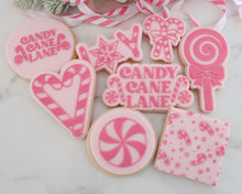 Load image into Gallery viewer, Candy Cane Lane Cookie Cutter &amp; Embosser - Made in the UK with Love  from House of Toot Sweet - Just £6.50! Shop now at House of Toot Sweet
