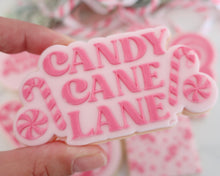 Load image into Gallery viewer, Candy Cane Lane Cookie Cutter &amp; Embosser - Made in the UK with Love  from House of Toot Sweet - Just £6.50! Shop now at House of Toot Sweet
