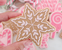 Load image into Gallery viewer, Gingerbread Snowflake Cookie Cutter/ Embosser - Made in the UK with Love  from House of Toot Sweet - Just £6.50! Shop now at House of Toot Sweet
