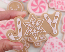 Load image into Gallery viewer, Christmas Gingerbread Joy Cookie Cutter/ Embosser - Made in the UK with Love  from House of Toot Sweet - Just £6.50! Shop now at House of Toot Sweet
