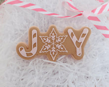 Load image into Gallery viewer, Christmas Gingerbread Joy Cookie Cutter/ Embosser - Made in the UK with Love  from House of Toot Sweet - Just £6.50! Shop now at House of Toot Sweet
