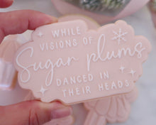 Load image into Gallery viewer, While visions of Sugar Plums Danced in Their Minds Cookie Cutter &amp; Embosser - Made in the UK with Love  from House of Toot Sweet - Just £6.50! Shop now at House of Toot Sweet
