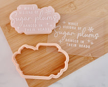 Load image into Gallery viewer, While visions of Sugar Plums Danced in Their Minds Cookie Cutter &amp; Embosser - Made in the UK with Love  from House of Toot Sweet - Just £6.50! Shop now at House of Toot Sweet
