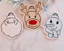 Load image into Gallery viewer, Rudolph Reindeer Bauble Christmas Cookie Cutter / Embosser - Made in the UK with Love  from House of Toot Sweet - Just £6! Shop now at House of Toot Sweet
