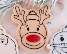 Load image into Gallery viewer, Rudolph Reindeer Bauble Christmas Cookie Cutter / Embosser - Made in the UK with Love  from House of Toot Sweet - Just £6! Shop now at House of Toot Sweet
