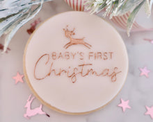 Load image into Gallery viewer, Baby&#39;s First Christmas Fondant Embosser - Made in the UK with Love  from House of Toot Sweet - Just £6! Shop now at House of Toot Sweet
