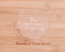 Load image into Gallery viewer, Baby&#39;s First Christmas Fondant Embosser - Made in the UK with Love  from House of Toot Sweet - Just £6! Shop now at House of Toot Sweet
