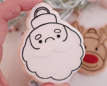 Load image into Gallery viewer, Santa Bauble Christmas Cookie Cutter / Embosser - Made in the UK with Love  from House of Toot Sweet - Just £6! Shop now at House of Toot Sweet
