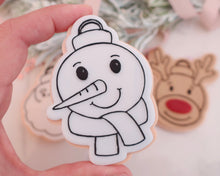 Load image into Gallery viewer, Snowman Bauble Christmas Cookie Cutter / Embosser - Made in the UK with Love  from House of Toot Sweet - Just £6! Shop now at House of Toot Sweet
