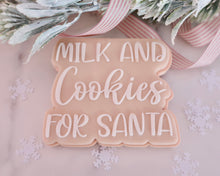 Load image into Gallery viewer, Milk and Cookies for Santa Cookie Cutter / Embosser - Made in the UK with Love  from House of Toot Sweet - Just £6! Shop now at House of Toot Sweet
