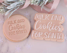 Load image into Gallery viewer, Milk and Cookies for Santa Cookie Cutter / Embosser - Made in the UK with Love  from House of Toot Sweet - Just £6! Shop now at House of Toot Sweet
