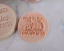 Load image into Gallery viewer, Milk and Cookies For Santa Fondant Stamp - Made in the UK with Love  from House of Toot Sweet - Just £5! Shop now at House of Toot Sweet
