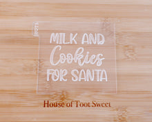 Load image into Gallery viewer, Milk and Cookies for Santa Cookie Cutter / Embosser - Made in the UK with Love  from House of Toot Sweet - Just £6! Shop now at House of Toot Sweet
