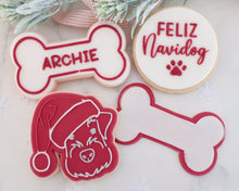 Load image into Gallery viewer, Santa Schnauzer Dog Cookie Cutter / Embosser - Made in the UK with Love  from House of Toot Sweet - Just £5.50! Shop now at House of Toot Sweet
