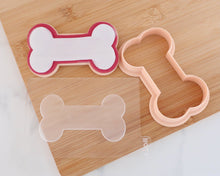 Load image into Gallery viewer, Dog Bone Cookie Cutter / Embosser - Made in the UK with Love  from House of Toot Sweet - Just £5.50! Shop now at House of Toot Sweet
