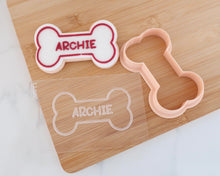 Load image into Gallery viewer, Custom Name Dog Bone Cookie Cutter / Fondant Embosser - Made in the UK with Love  from House of Toot Sweet - Just £5.50! Shop now at House of Toot Sweet
