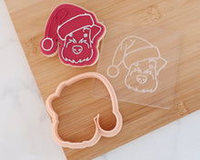 Load image into Gallery viewer, Santa Schnauzer Dog Cookie Cutter / Embosser - Made in the UK with Love  from House of Toot Sweet - Just £5.50! Shop now at House of Toot Sweet
