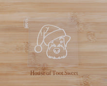 Load image into Gallery viewer, Santa Schnauzer Dog Cookie Cutter / Embosser - Made in the UK with Love  from House of Toot Sweet - Just £5.50! Shop now at House of Toot Sweet
