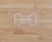 Load image into Gallery viewer, Custom Name Dog Bone Cookie Cutter / Fondant Embosser - Made in the UK with Love  from House of Toot Sweet - Just £5.50! Shop now at House of Toot Sweet
