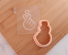 Load image into Gallery viewer, Finger heart Embosser &amp; Cutter - Made in the UK with Love  from House of Toot Sweet - Just £4! Shop now at House of Toot Sweet
