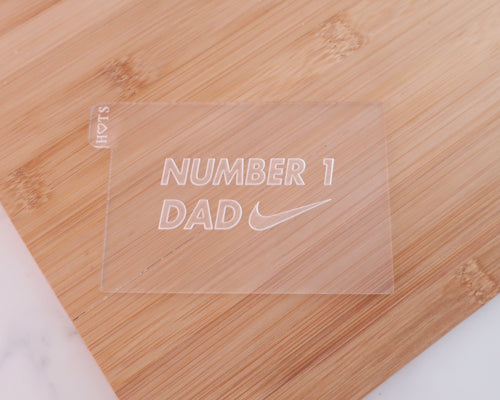 Number One Dad Embosser - Made in the UK with Love  from House of Toot Sweet - Just £4! Shop now at House of Toot Sweet