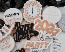 Load image into Gallery viewer, Bold Happy New Year Fondant Cookie Embosser - Made in the UK with Love  from House of Toot Sweet - Just £6.50! Shop now at House of Toot Sweet
