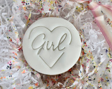 Load image into Gallery viewer, Girl Heart Fondant Cookie Stamp - Made in the UK with Love  from House of Toot Sweet - Just £5! Shop now at House of Toot Sweet
