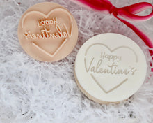 Load image into Gallery viewer, Happy Valentines Day Heart Fondant Cookie Stamp - Made in the UK with Love  from House of Toot Sweet - Just £5! Shop now at House of Toot Sweet
