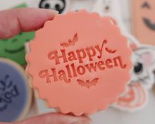 Load image into Gallery viewer, Happy Halloween Retro Stamp - Made in the UK with Love  from House of Toot Sweet - Just £5! Shop now at House of Toot Sweet
