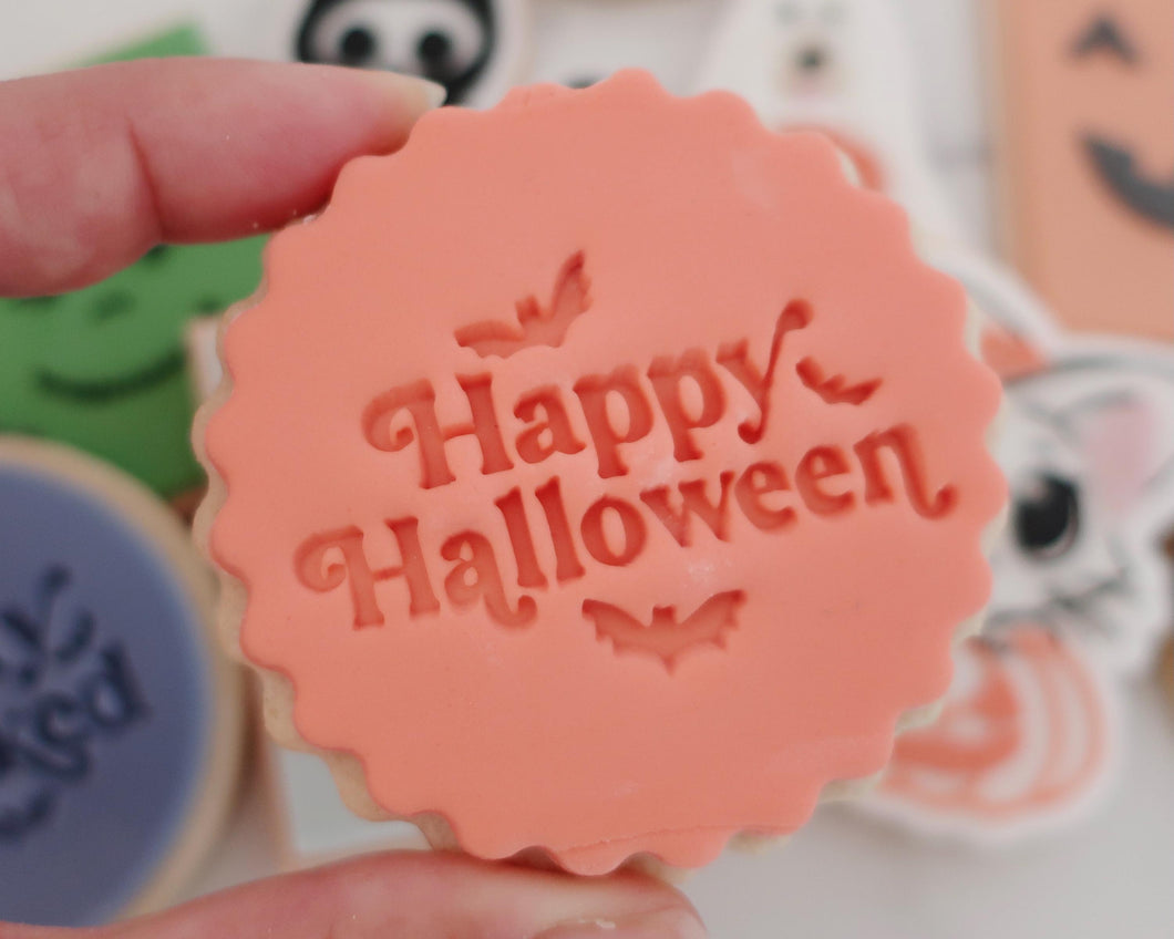 Happy Halloween Retro Stamp - Made in the UK with Love  from House of Toot Sweet - Just £5! Shop now at House of Toot Sweet