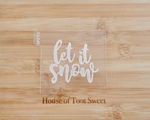 Load image into Gallery viewer, Let it Snow Embosser and Cutter - Made in the UK with Love  from House of Toot Sweet - Just £6! Shop now at House of Toot Sweet
